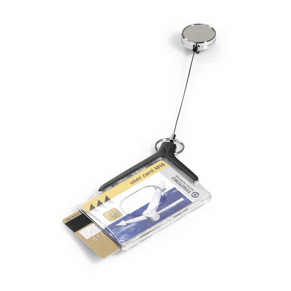 Produktabbildung: DURABLE CARD HOLDER DE LUXE PRO DUO 20 Stück