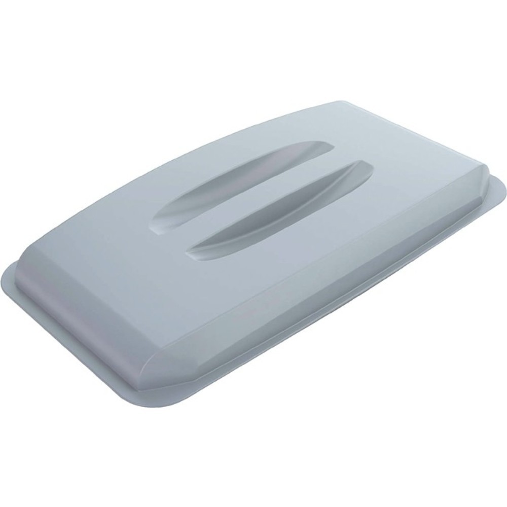 Produktabbildung: DURABLE Deckel, passend für Wertstoffsammler 60 l, PP grau B555xT285mm, mit Griff