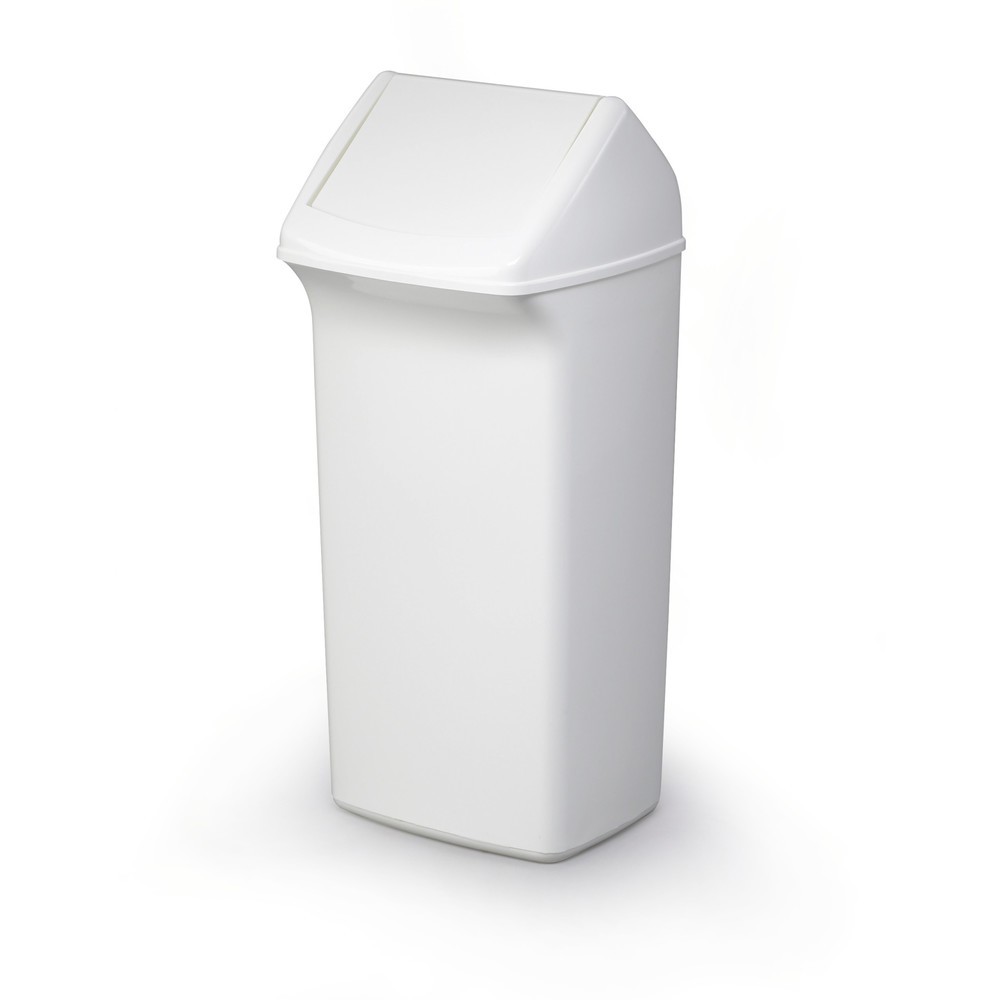 Produktabbildung: DURABLE Durable Abfallbehälter SQUARE 40l Weiß/Weiß