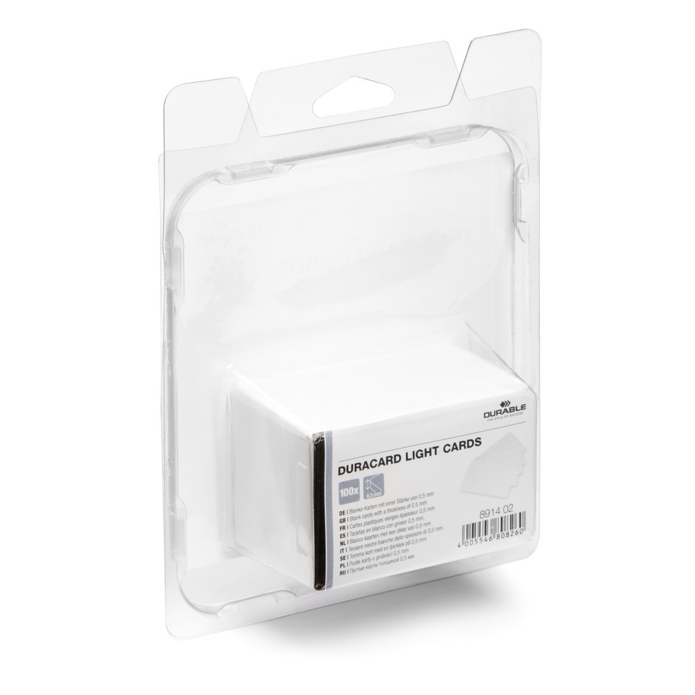 Produktabbildung Nr. 2: DURABLE DURACARD light cards (Karten, blanko) 400 Stück