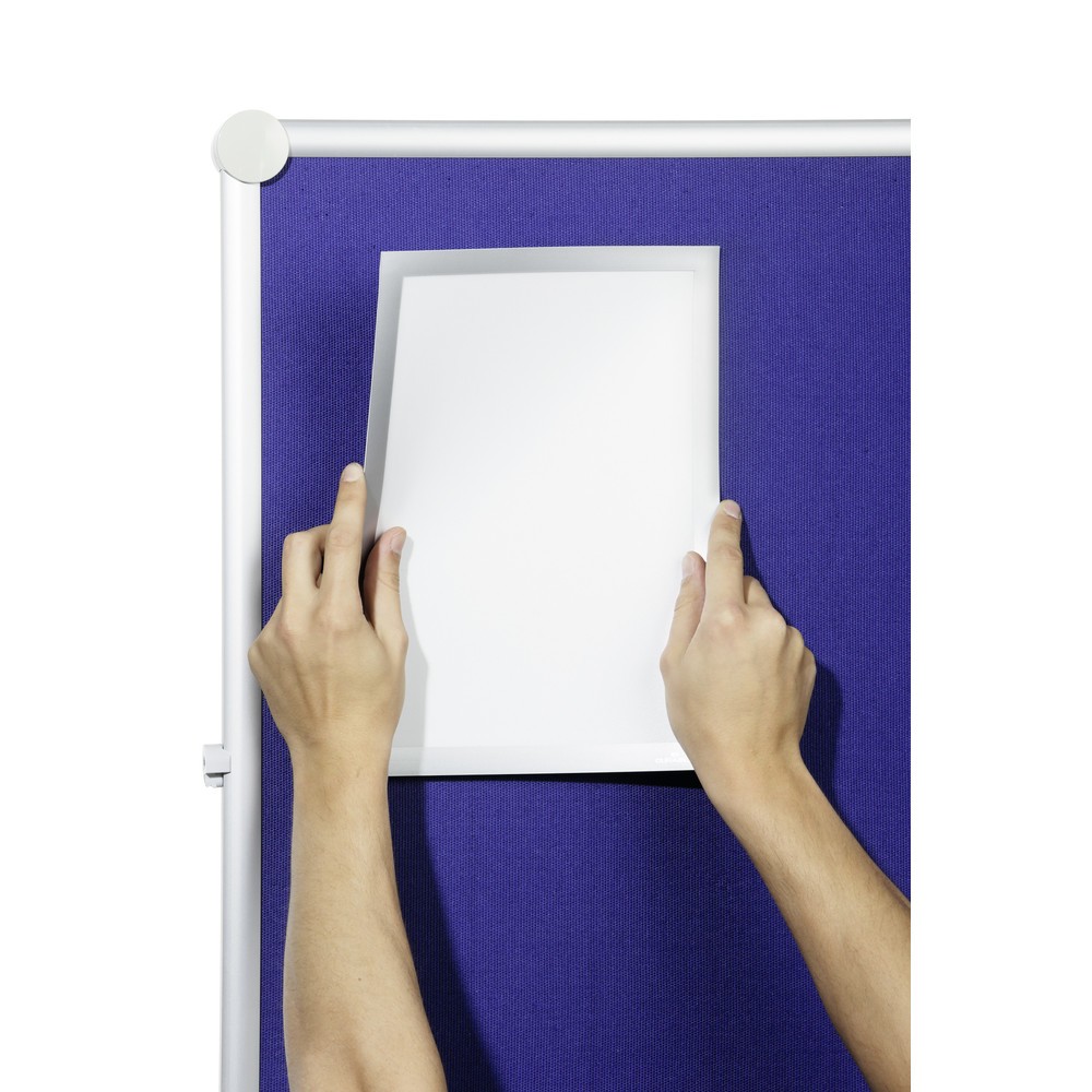 Produktabbildung Nr. 4: DURABLE Info-Rahmen DURAFRAME® GRIP A4, mit Klettstreifen und Magnetverschluss, silber