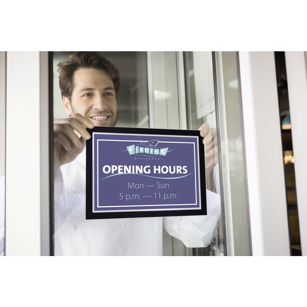 Produktabbildung Nr. 2: DURABLE Info-Rahmen DURAFRAME® SUN A3, Rahmen für Schaufenster, schwarz
