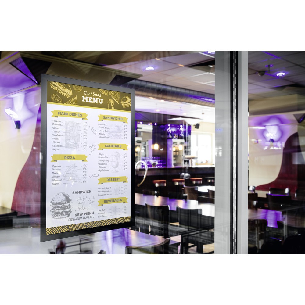 Produktabbildung Nr. 6: DURABLE Info-Rahmen DURAFRAME® SUN A3, Rahmen für Schaufenster, schwarz