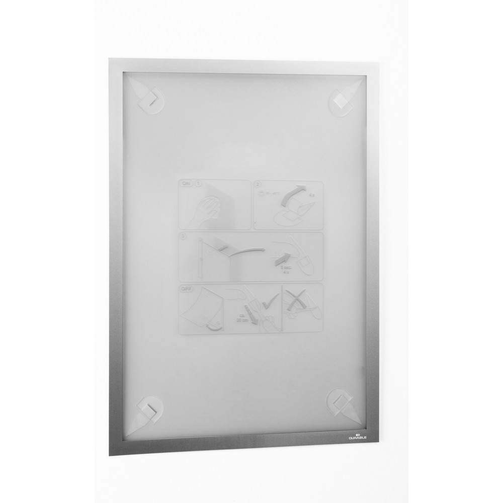 Produktabbildung: DURABLE DURAFRAME® WALLPAPER A3 6er, weiß