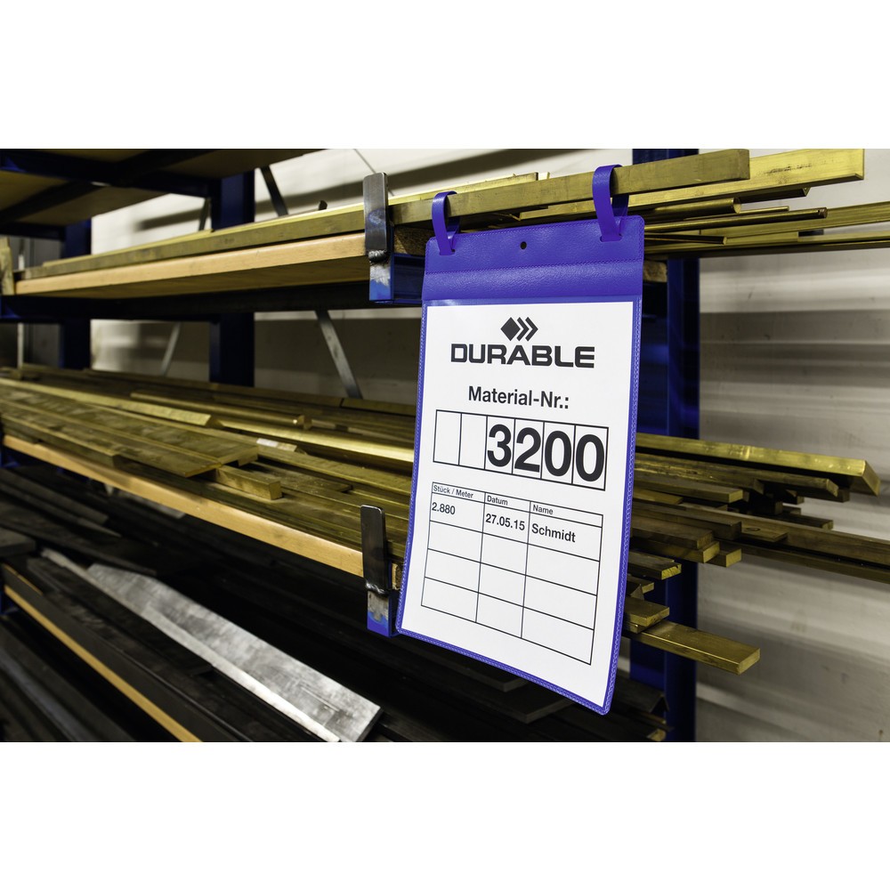 Produktabbildung Nr. 3: DURABLE Gitterboxtasche mit Lasche A4 hoch, dunkelblau