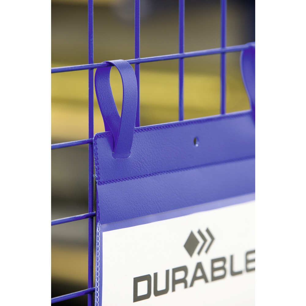 Produktabbildung Nr. 2: DURABLE Gitterboxtasche mit Lasche A4 quer, dunkelblau