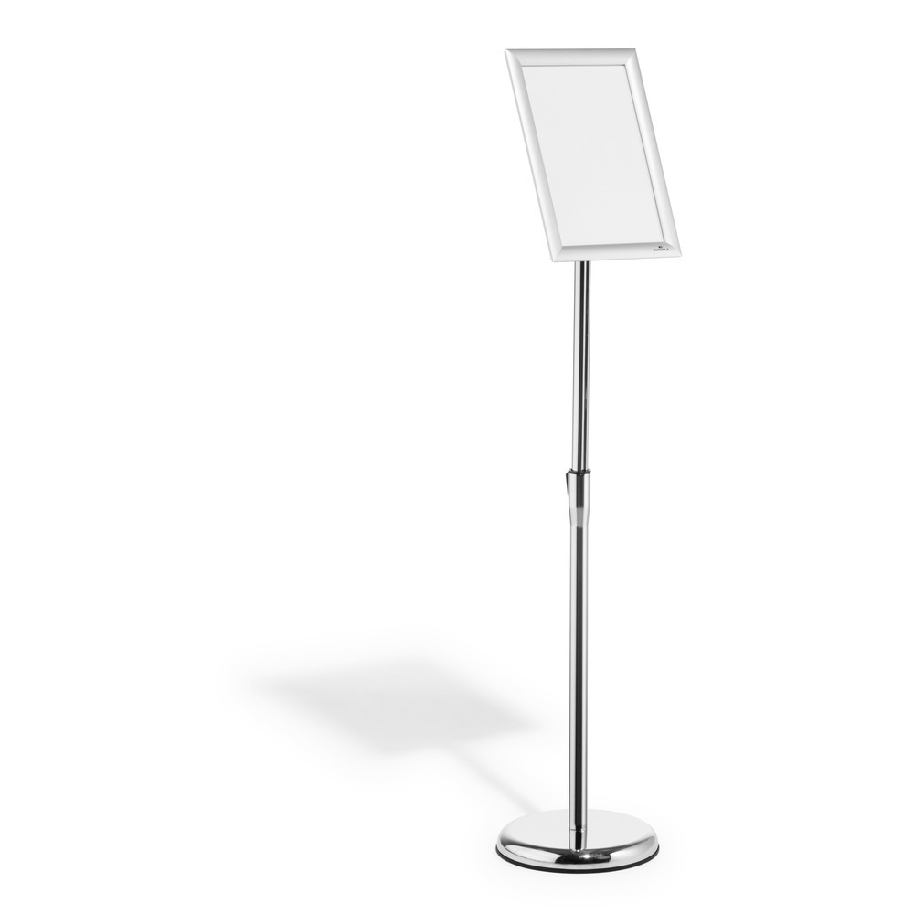 Produktabbildung: DURABLE Info-Bodenständer mit Aluminium-Klapprahmen, A4