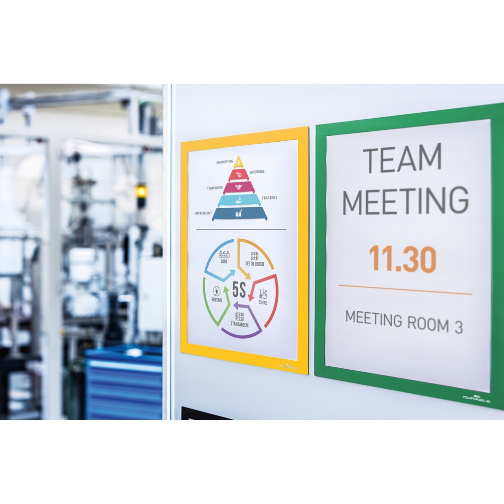 Produktabbildung Nr. 3: DURABLE Info-Rahmen DURAFRAME® MAGNETIC, A4, 10 Stk/VE