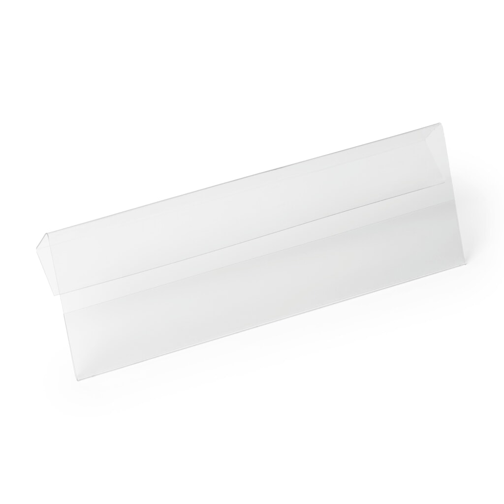 Produktabbildung: DURABLE Kennzeichnungstasche HARD COVER, mit Falz, 1/2 A5 quer, 50 Stk/VE