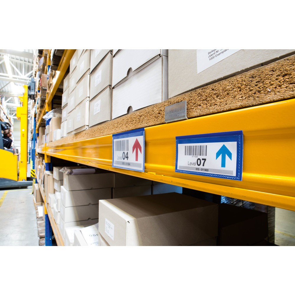 Produktabbildung Nr. 2: DURABLE Magnetische Etikettentasche 150 x 67 mm, dunkelblau