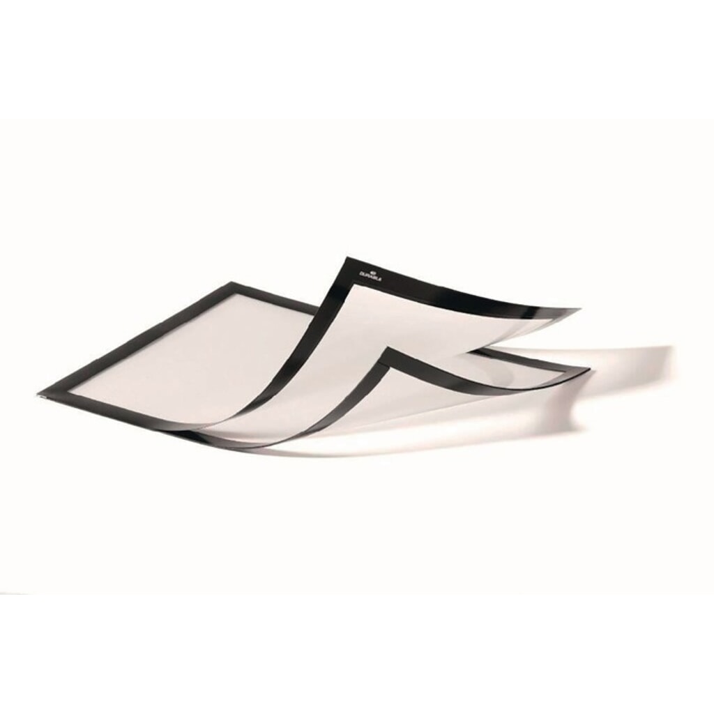 DURABLE Magnetrahmen, magnethaftend, DIN A4 schwarz, 2St./Btl. Produktabbildung: DURABLE Magnetrahmen, magnethaftend, DIN A4 schwarz, 2St./Btl.