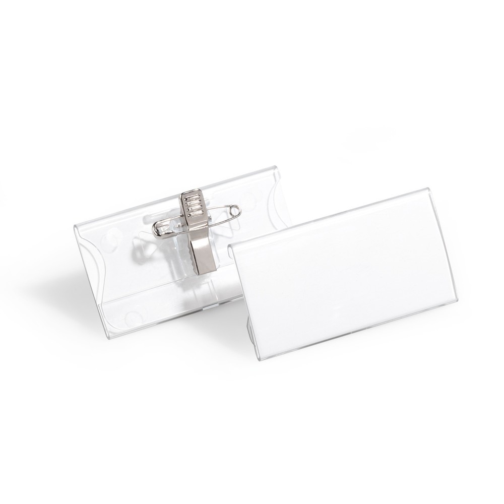 Produktabbildung Nr. 3: DURABLE Namensschild Acryl mit Kombiklemme 40 x 75 mm 50 Stück