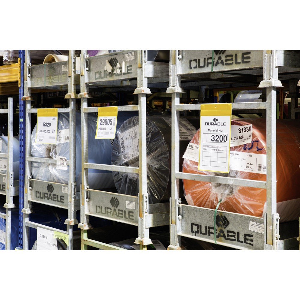Produktabbildung Nr. 3: DURABLE Neodym-Magnettasche A5 quer, gelb