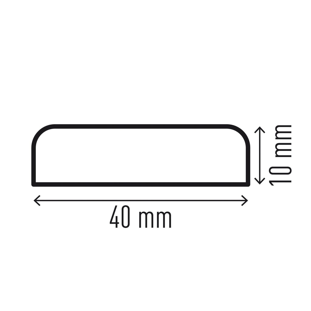 Produktabbildung Nr. 3: DURABLE Prallschutz für Flächen S10, rechteckig, HxL selbstklebend, 10 x 1.000 mm