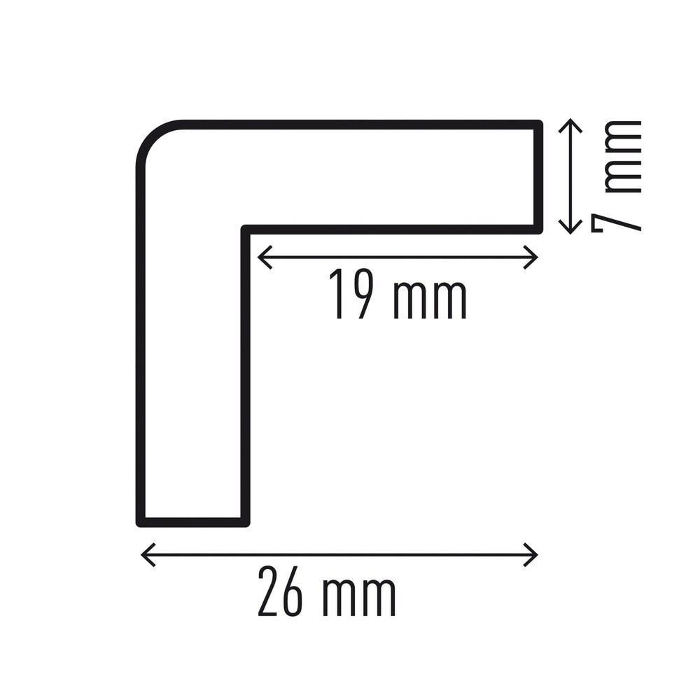 Produktabbildung Nr. 2: DURABLE Prallschutz für Kanten C35, winkelförmig, HxL 47 x 1.000 mm