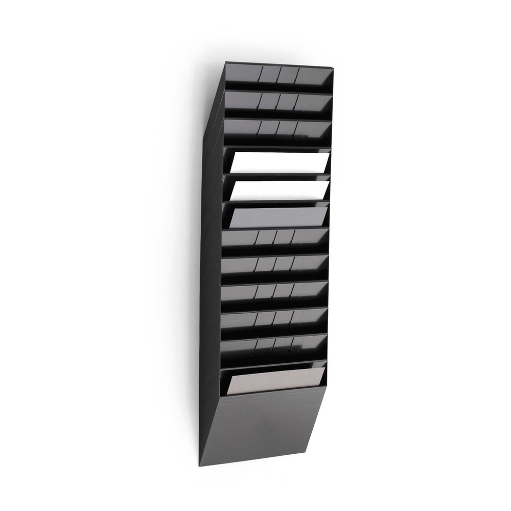 Produktabbildung: DURABLE Prospekthalter Flexiboxx, 12x DIN A4, Querformat, schwarz