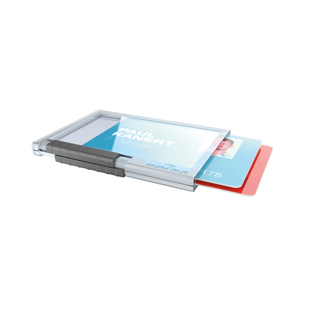 Produktabbildung: DURABLE Pushbox Duo für 2 Betriebsausweise