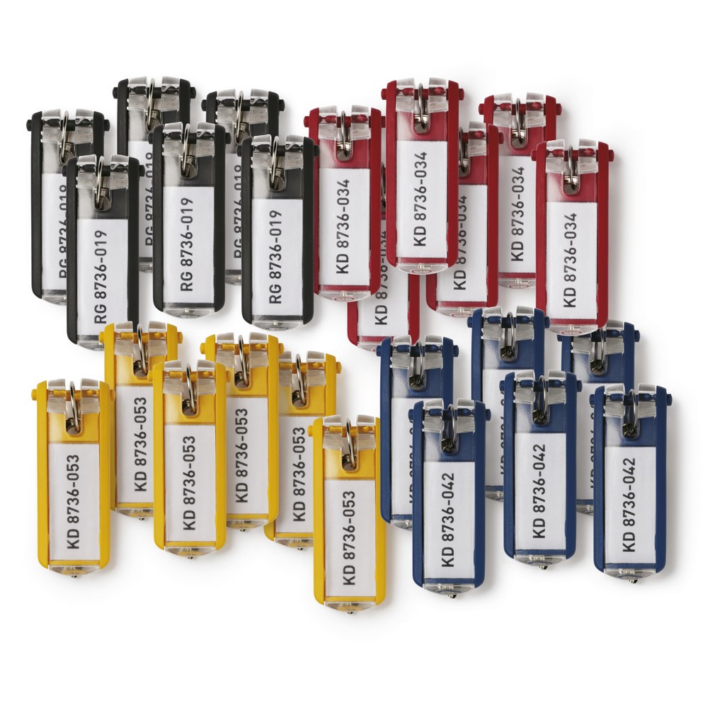 Produktabbildung: DURABLE Schlüsselanhänger KEY CLIP Großverpackung, 1 BTL à 24 Stk