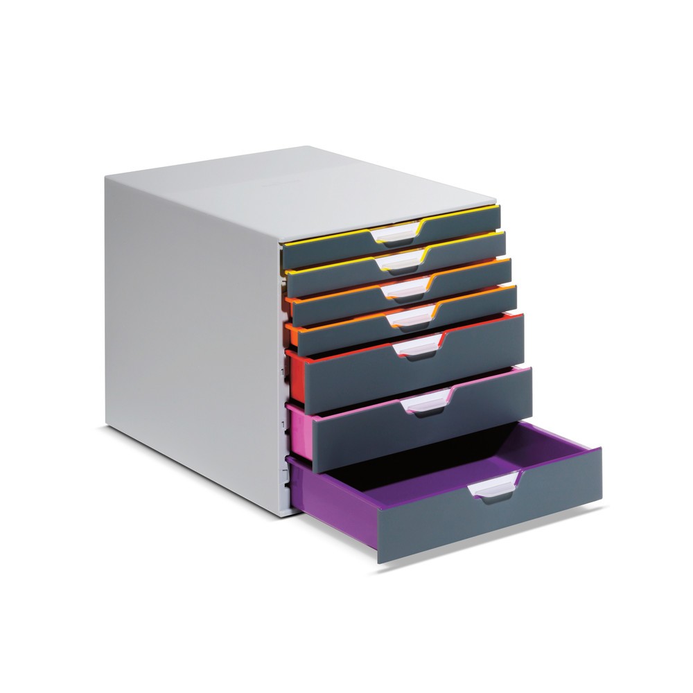 Produktabbildung: DURABLE Schubladenbox Varicolor, 7 Schubladen