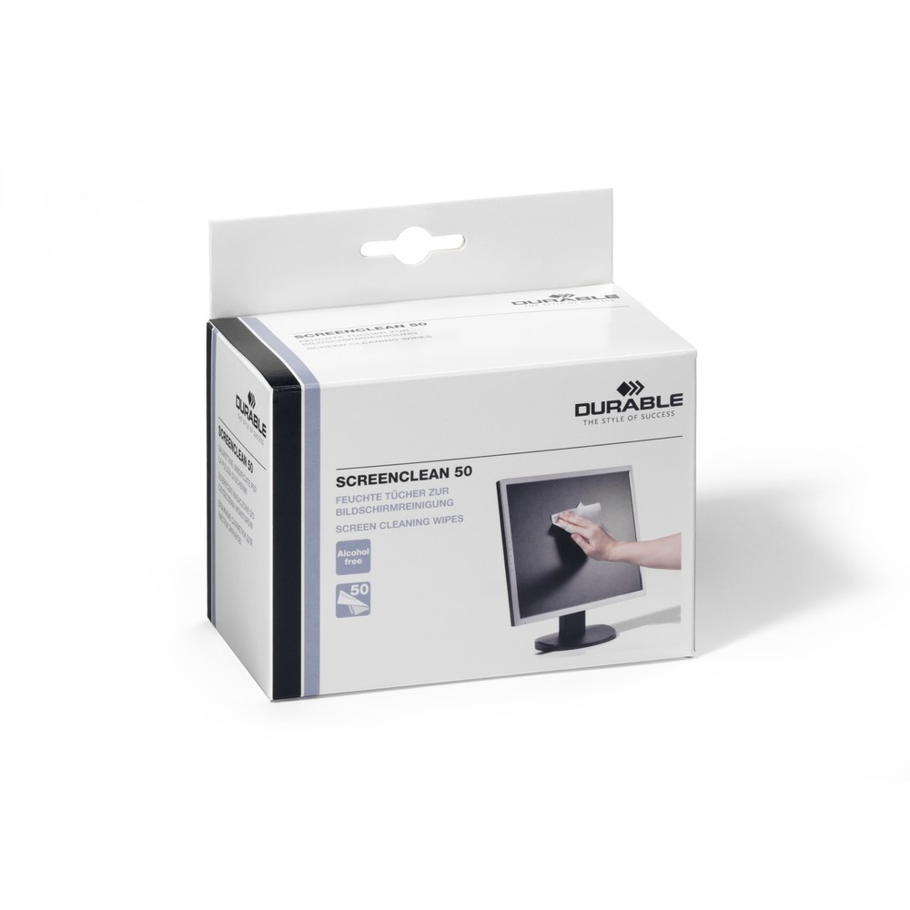 Produktabbildung Nr. 2: DURABLE SCREENCLEAN 50 20er SET