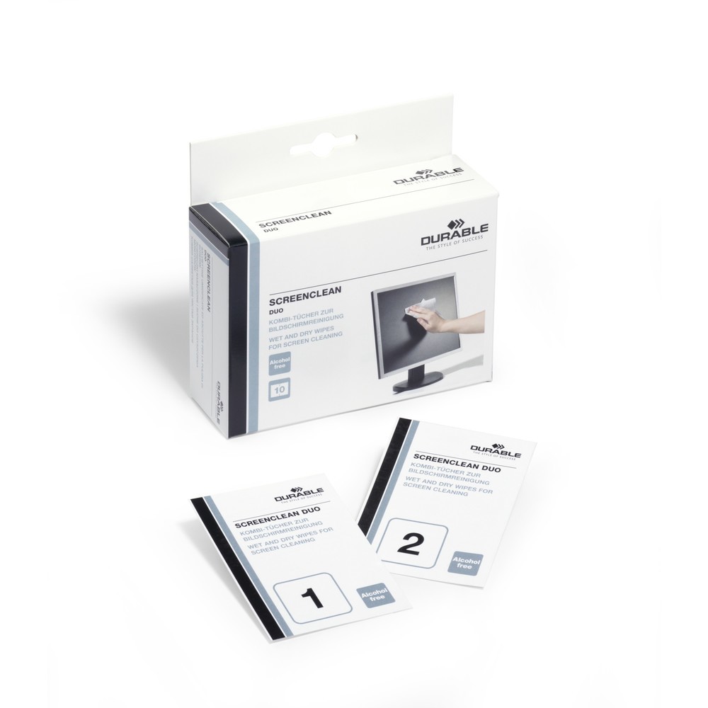 Produktabbildung Nr. 5: DURABLE SCREENCLEAN DUO 400er SET