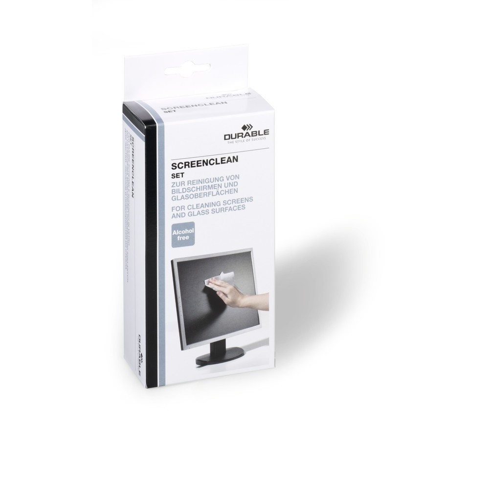 Produktabbildung: DURABLE SCREENCLEAN SET 20er SET
