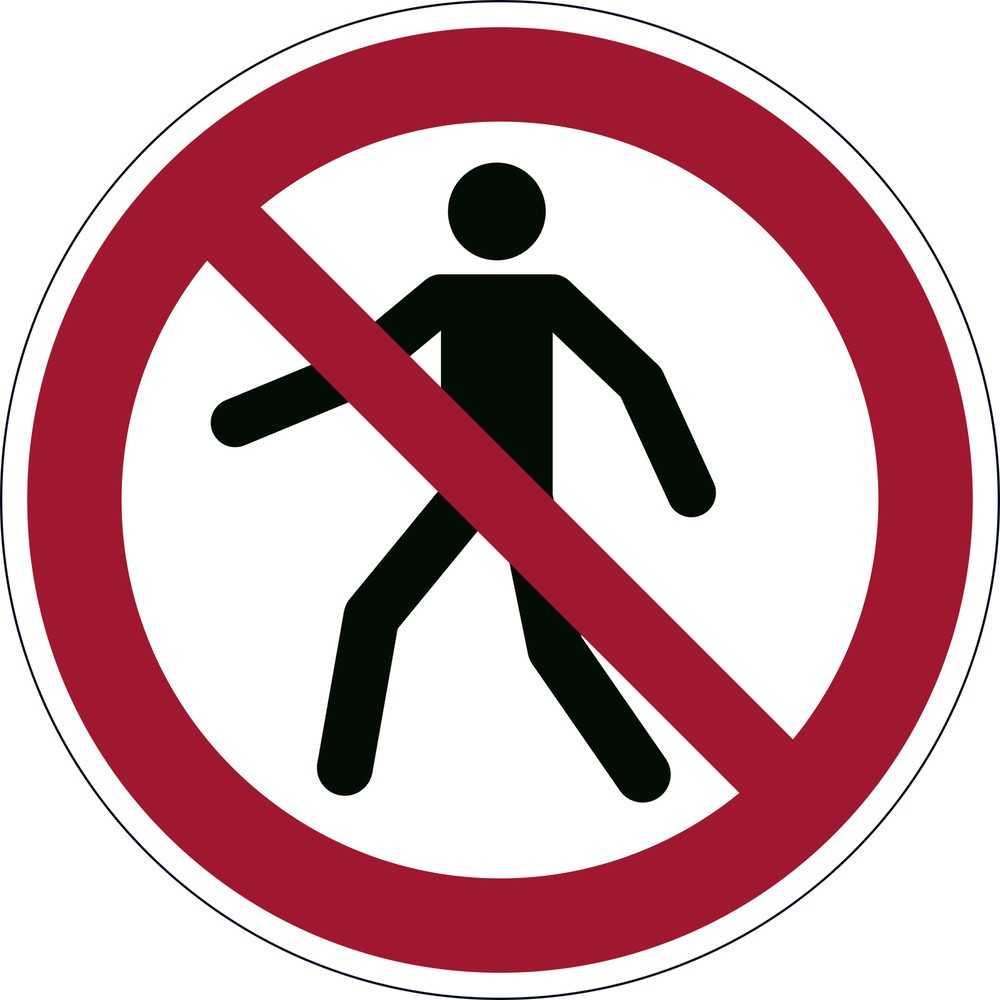 Produktabbildung: DURABLE Symbol: Fußgänger verboten