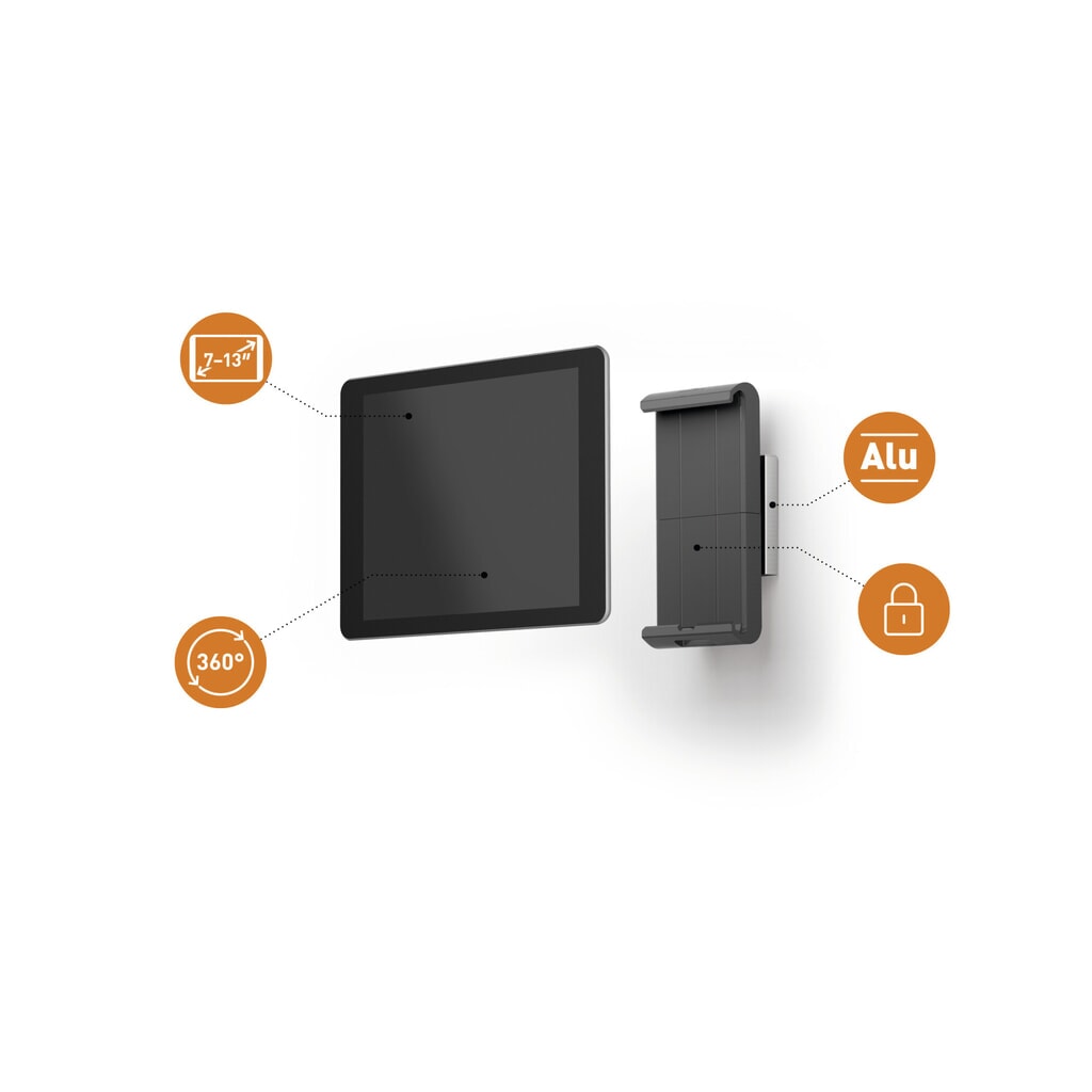 DURABLE TABLET HOLDER WALL Produktabbildung Nr. 6: DURABLE TABLET HOLDER WALL