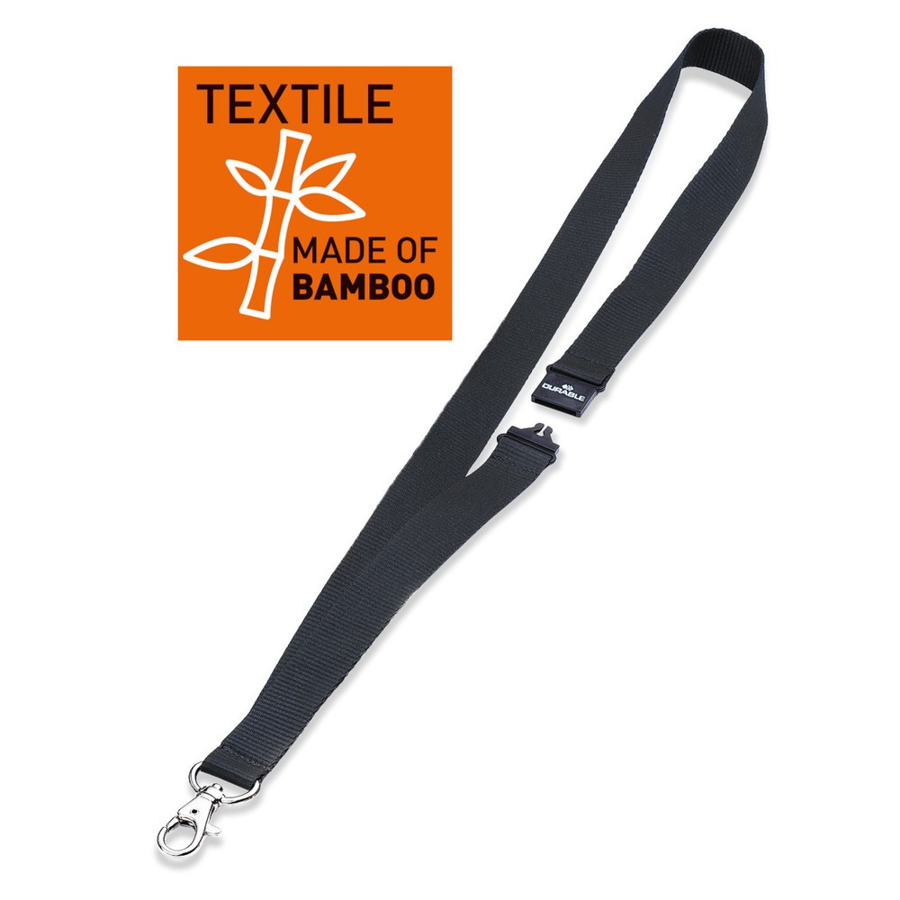 Produktabbildung: DURABLE Textilband 20 ECO mit Karabiner, 40 Stk/VE