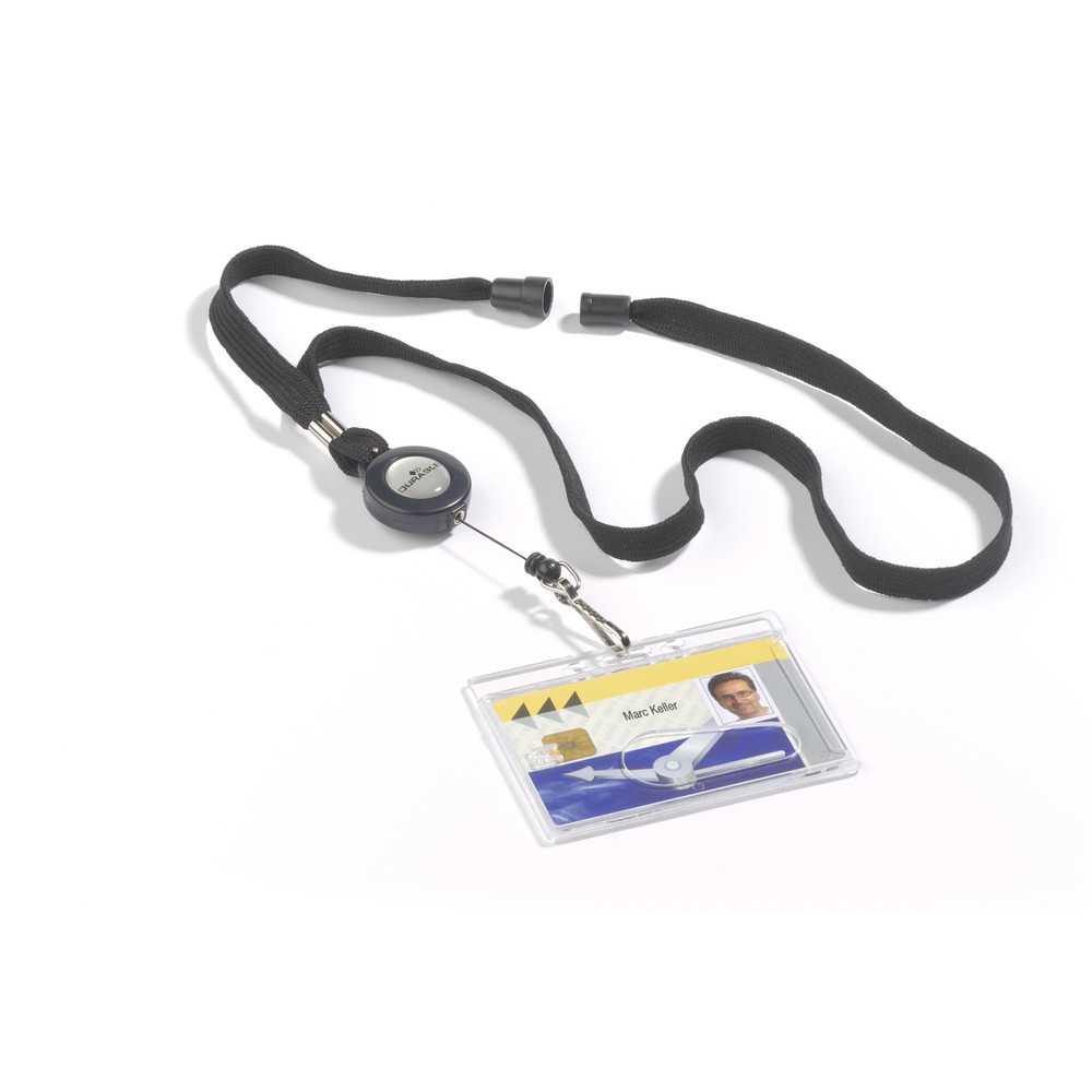 Produktabbildung: DURABLE TEXTILBAND MIT JOJO UND FEDERHAKEN 30 Stück