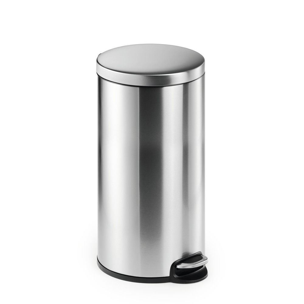 Produktabbildung: DURABLE Treteimer Edelstahl rund 30