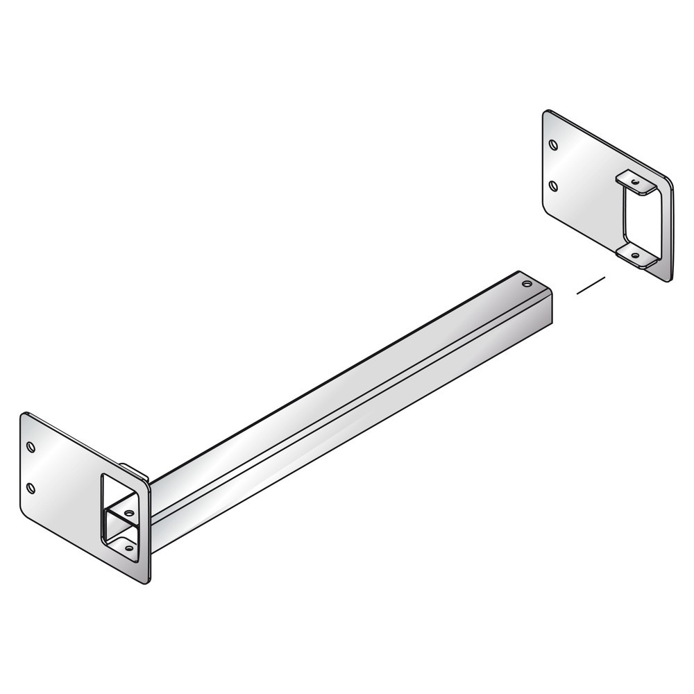 Produktabbildung Nr. 2: Durchschubsicherung für META Palettenregal MULTIPAL, Länge 2.700 mm