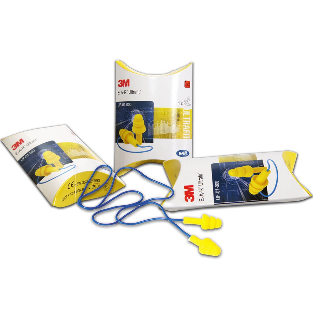 Produktabbildung: Ear-Ultra-Fit Gehörschutzstöpsel, 50 Paar Karton