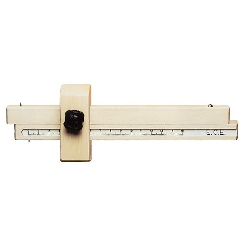 Produktabbildung: ECE Streichmaß L.150mm Weißbuche