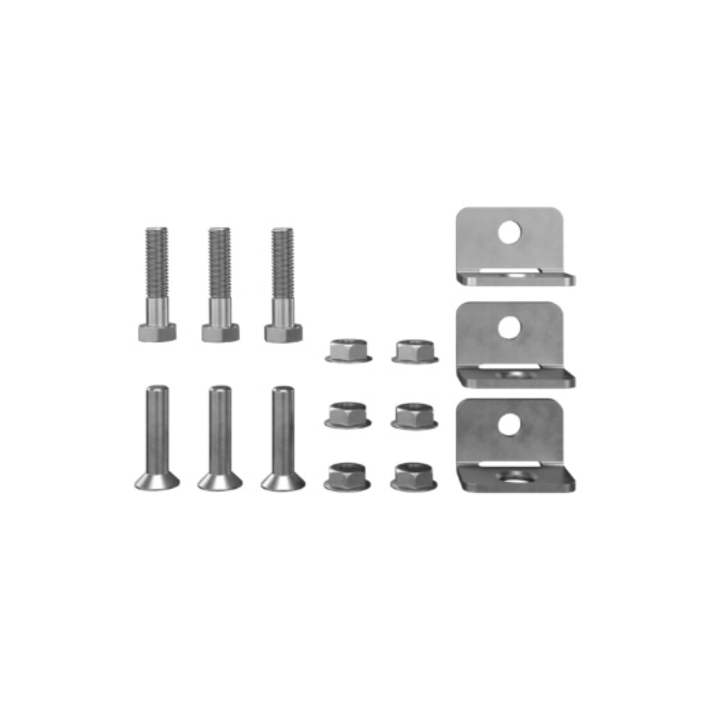 TROAX® Eckverbinder-Zubehör für Gitter-Trennwandsystem, für Lagertrennwände, 3 Stk/VE Produktabbildung: TROAX® Eckverbinder-Zubehör für Gitter-Trennwandsystem, für Lagertrennwände, 3 Stk/VE