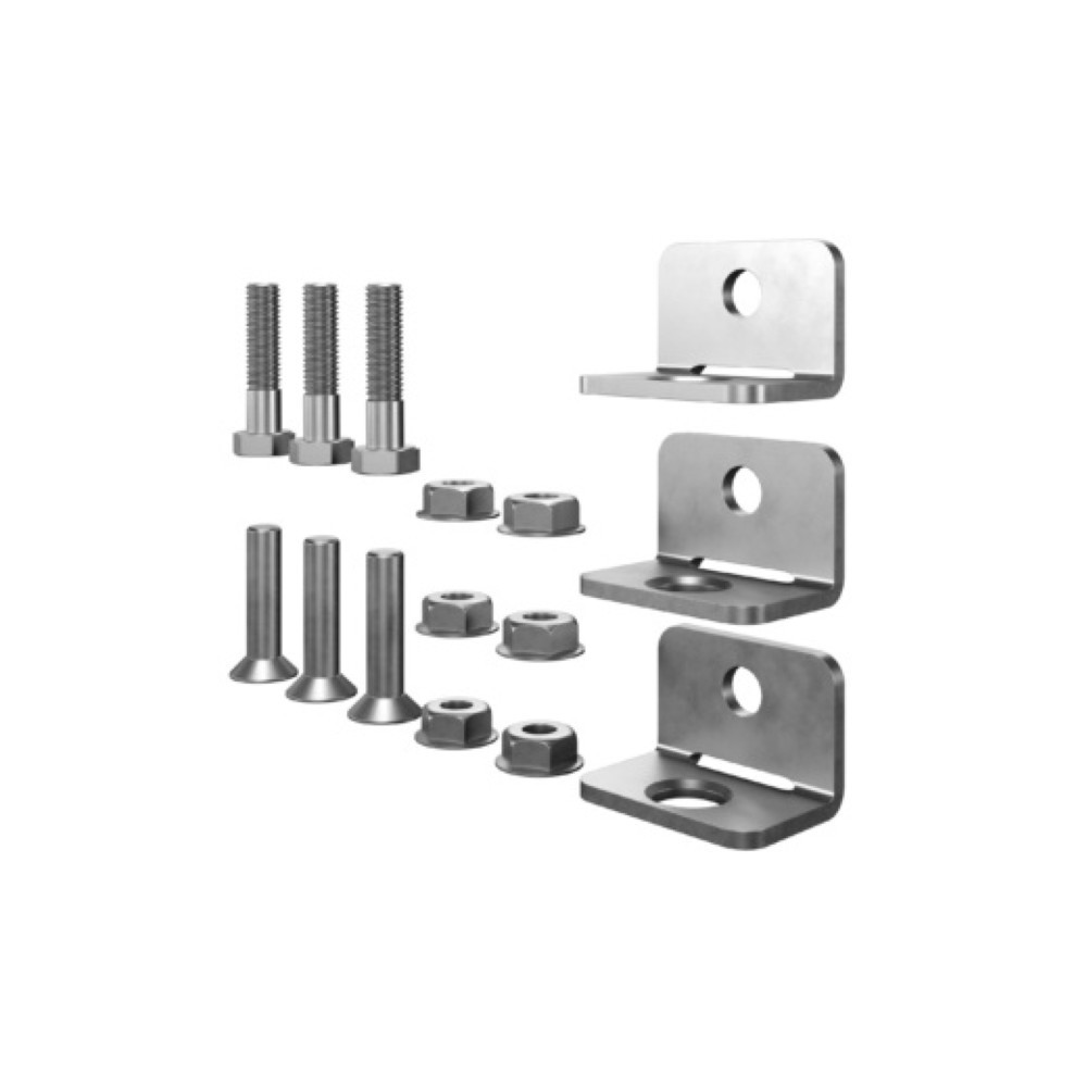 Produktabbildung Nr. 2: Eckverbinder für TROAX® Trennwandsystem, für Lagertrennwand, 3 Stk/VE