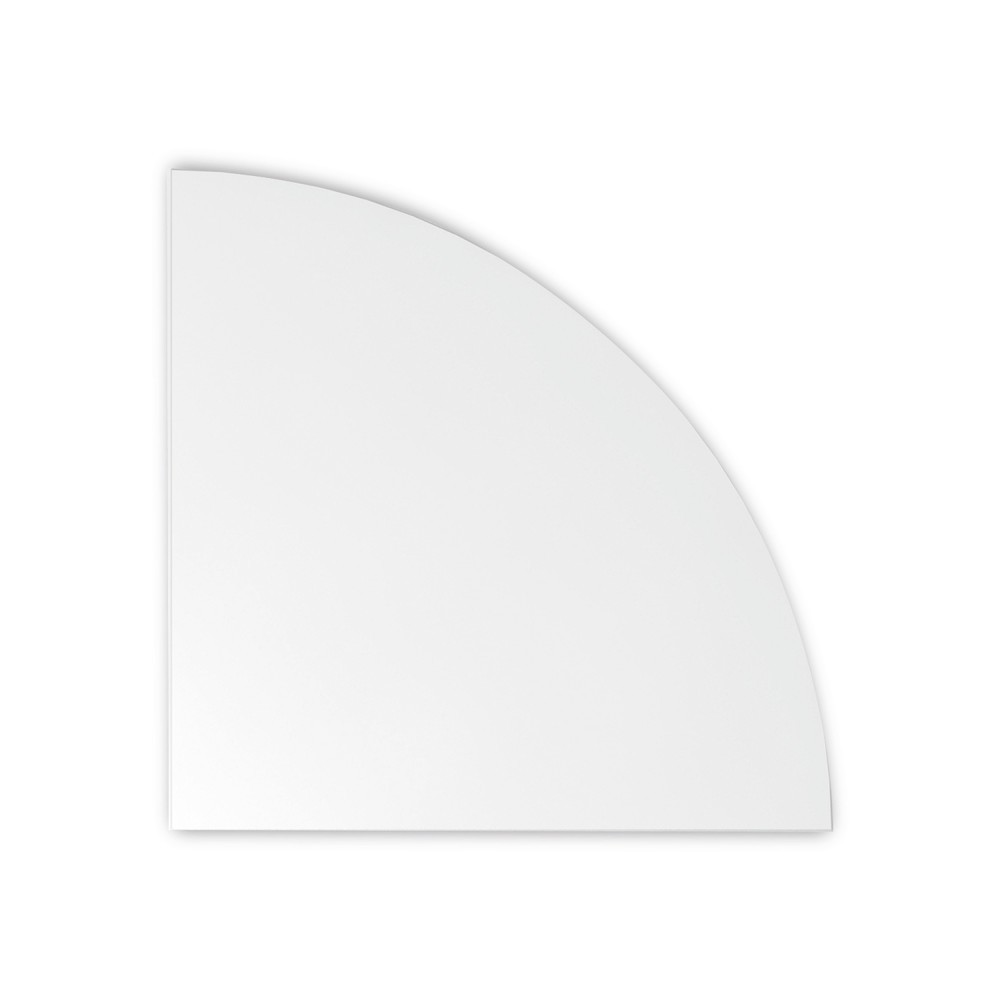 Produktabbildung: Hammerbacher Eckwinkel Akzent, 4-Fuß Gestell, BxT 800 x 800 mm, grau