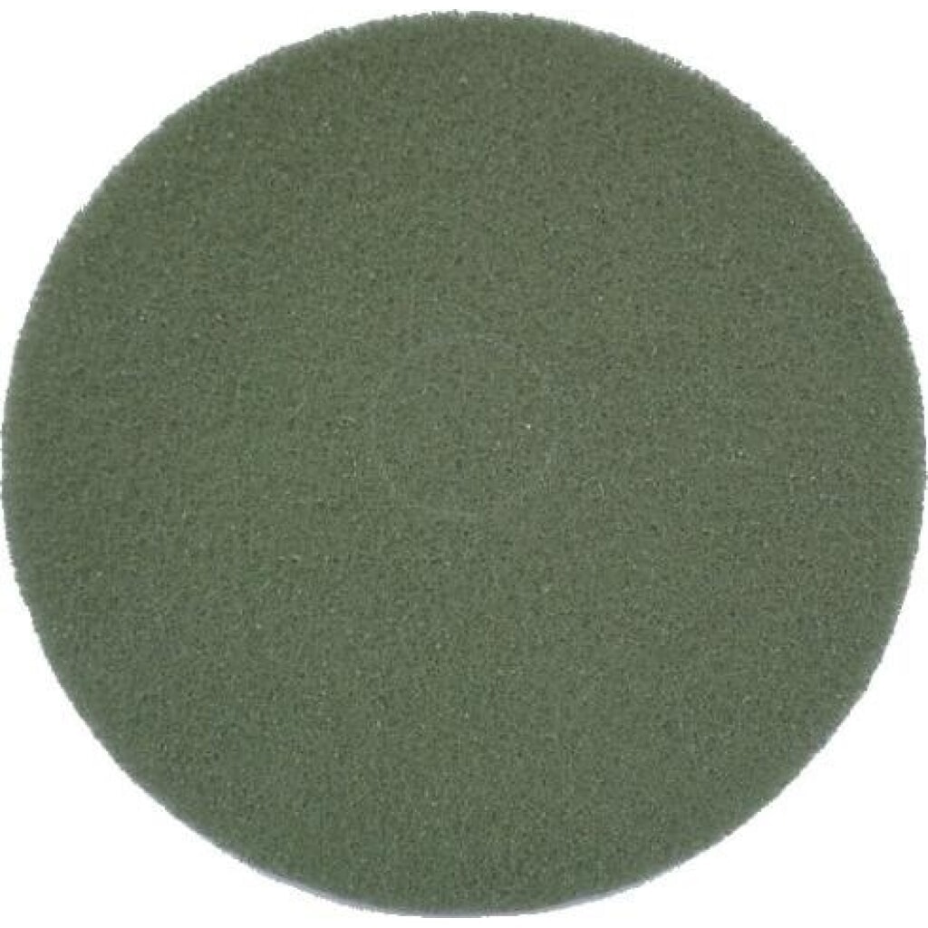 Produktabbildung: Nilfisk® Eco Brilliant Pad 17", Durchmesser 432 mm, Pack à 2 Stück, grün