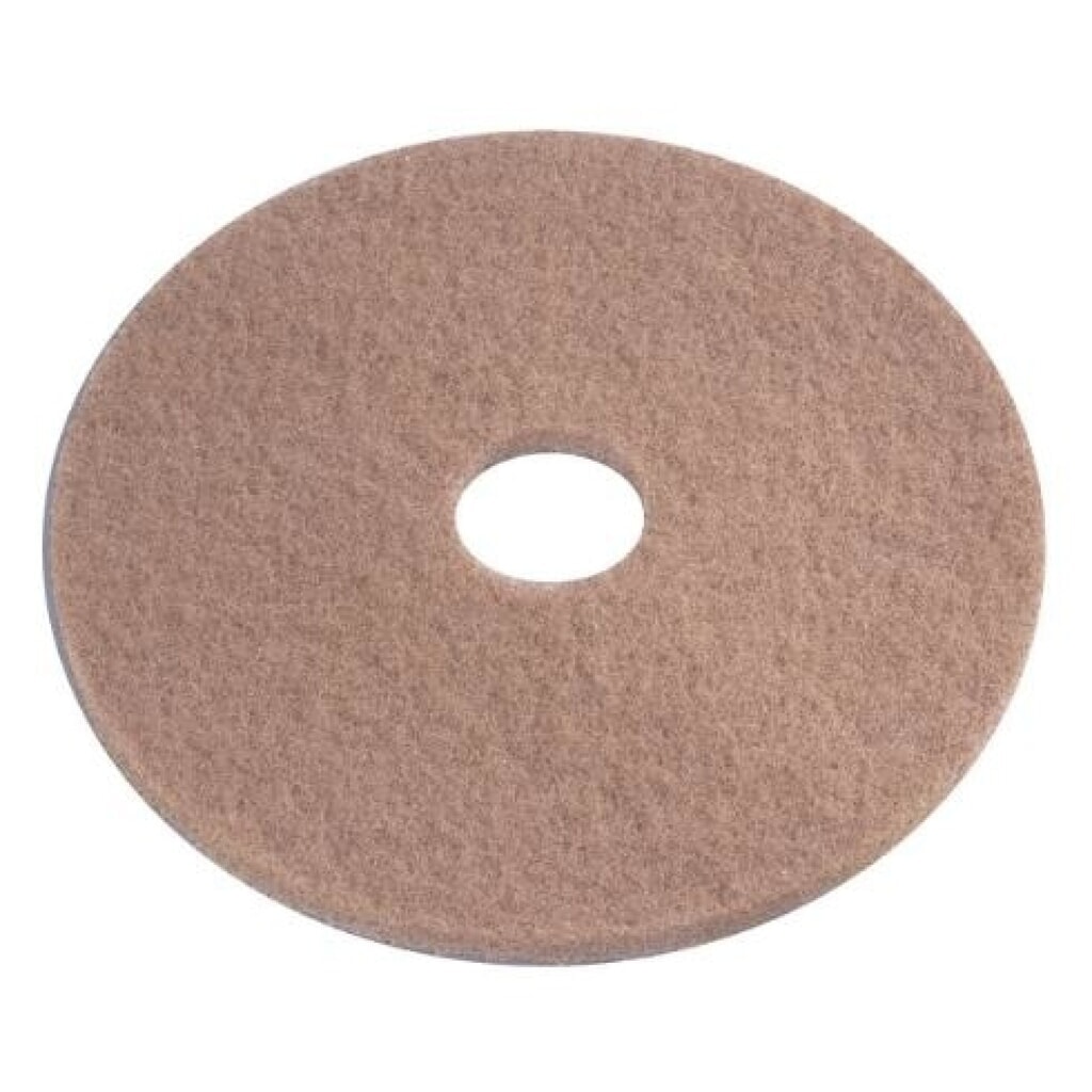 Nilfisk ® Eco Pad 17" , Durchmesser 432 mm, Pack à 5 Stück, braun Produktabbildung: Nilfisk ® Eco Pad 17" , Durchmesser 432 mm, Pack à 5 Stück, braun