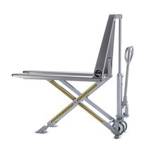 Edelstahl-Scheren-Hubwagen INOX mit Schnellhub