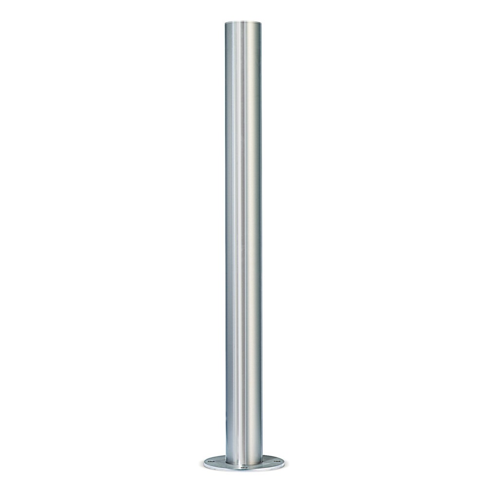 Produktabbildung Nr. 1: Edelstahl-Sperrpfosten, Rundrohr Ø 102 mm mit Flachkopf, Bodenanker