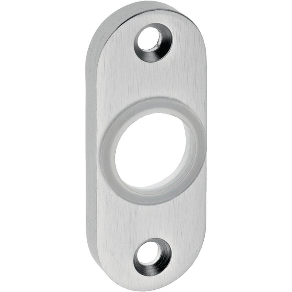 Produktabbildung: EDI Drückerrosette 3392/0000, Schildstärke 8 mm rund, Aluminium F1, oval
