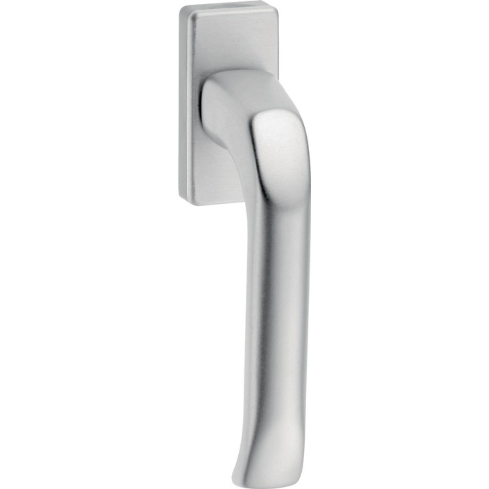 Produktabbildung: EDI Fenstergriff 1003/1035, 35 mm, Aluminium F9016 / verkehrsweiß, Standard