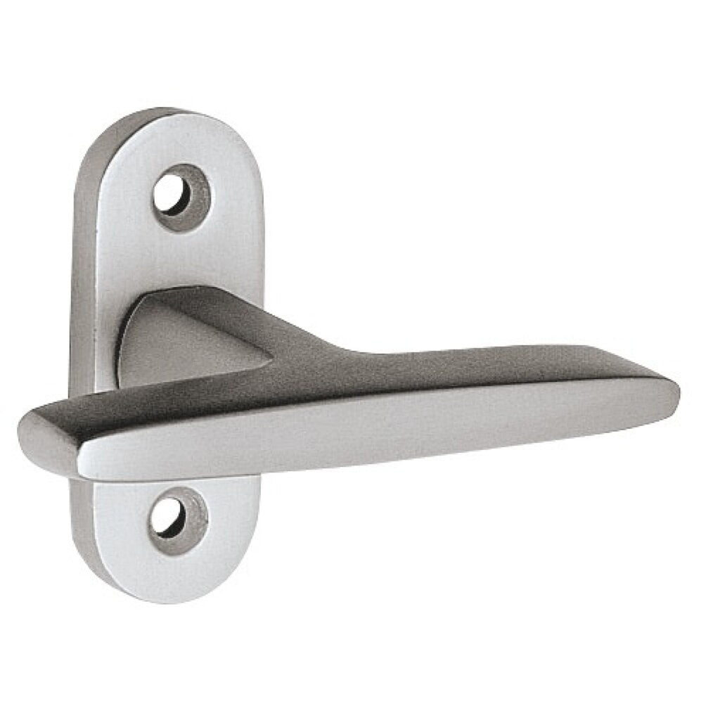 Produktabbildung: EDI Fenstergriff 1511/0000, 35 mm, Aluminium F2 / neusilberfarbig, Kreuzgriff