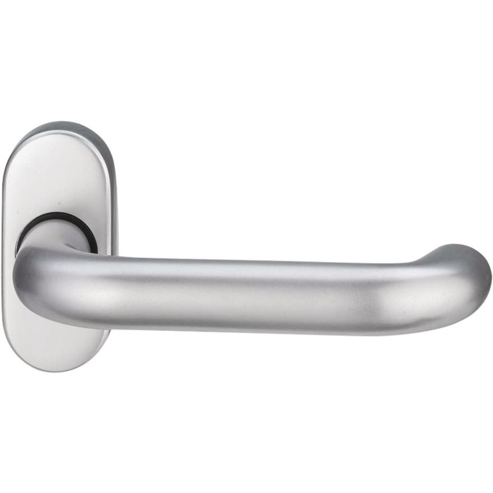 Produktabbildung: EDI Profiltürdrückerlochteil 1103/2033, oval 8 mm, Edelstahl EST, gerade