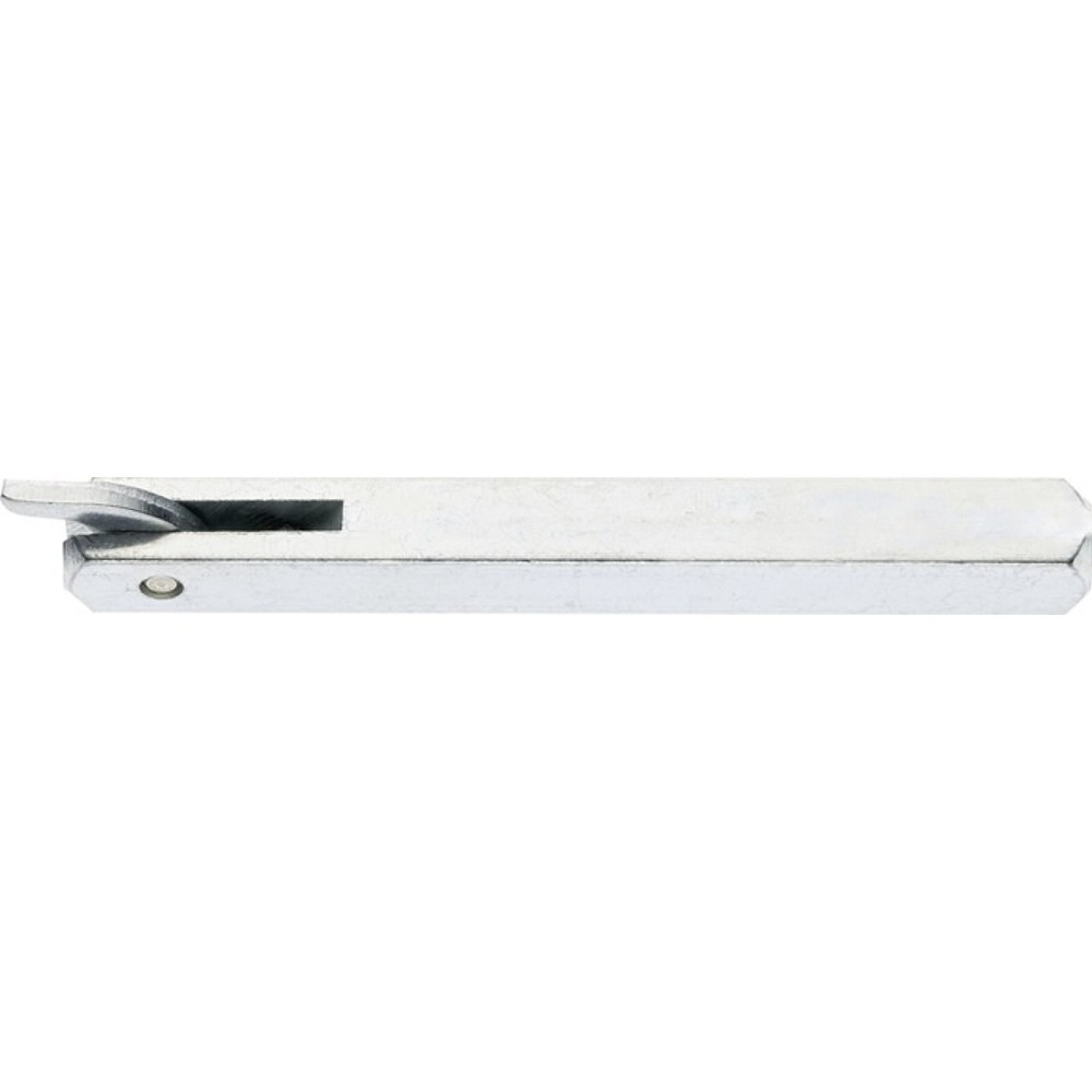 Produktabbildung: EDI Haken-Wechselstift Typ K, Stahl verzinkt, Vierkant 8 x 65 mm
