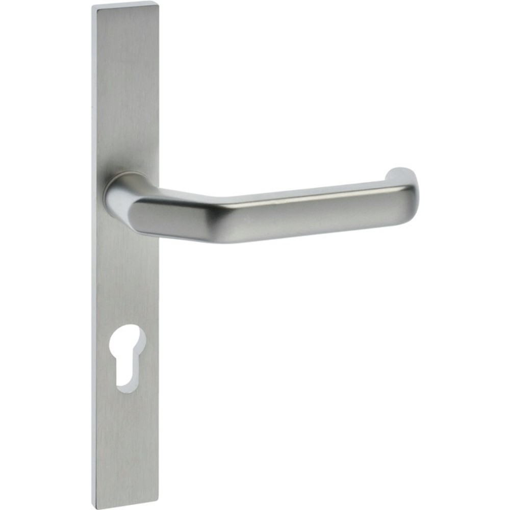 Produktabbildung: EDI Profiltürgarnitur PAN 1200/9203, PZ, Aluminium F1, für Türstärke 68-75 mm