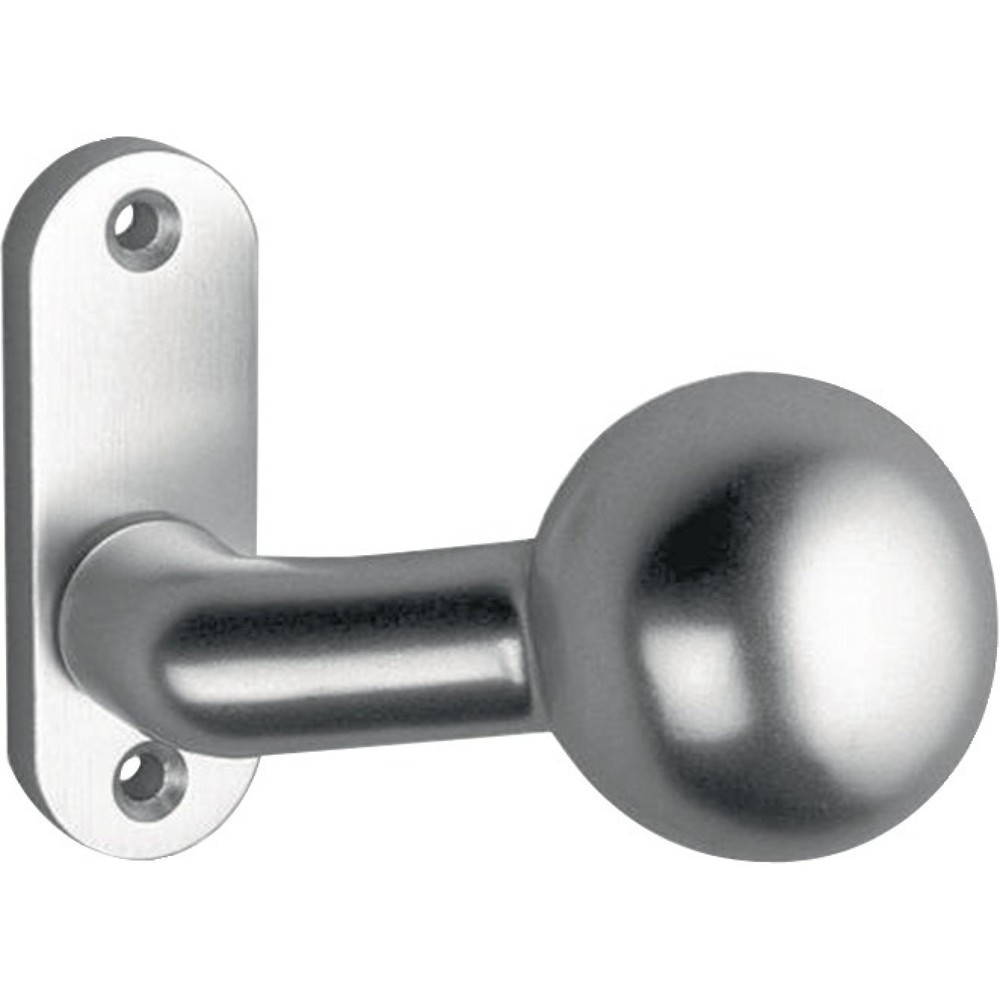 Produktabbildung: EDI Profiltürknopf 1388/0000, Material Aluminium F1, fest