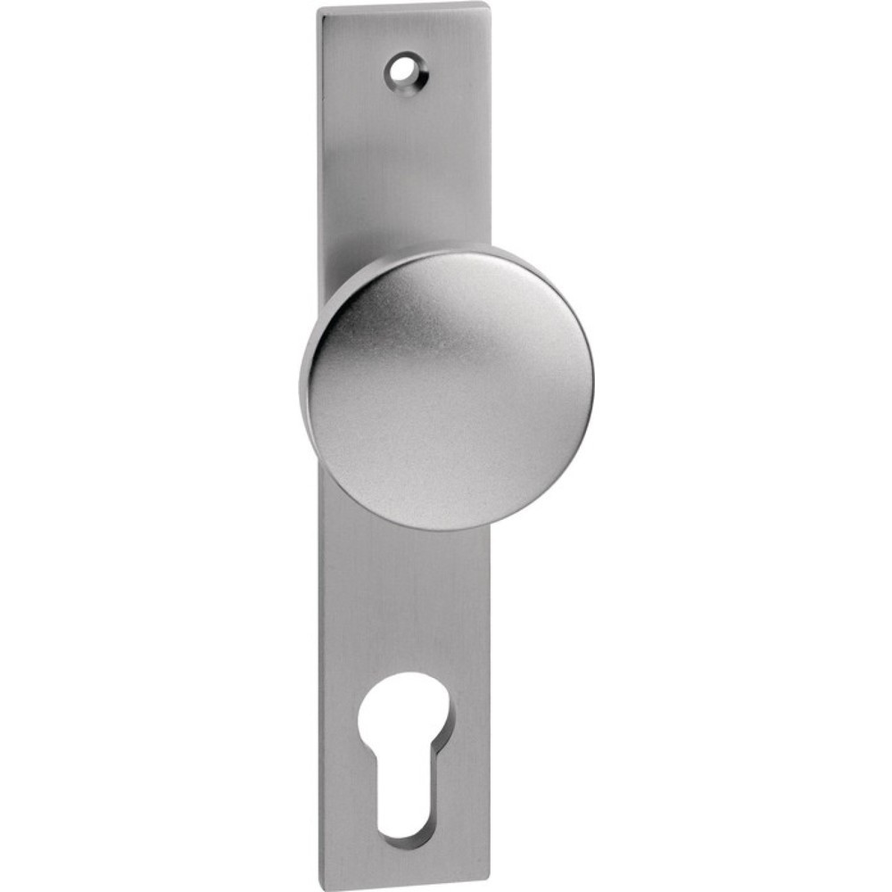 Produktabbildung: EDI Schlosskasten-Knopf 1317/7020, Aluminium F1 / naturfarbig, fest, Vierkant 8 mm