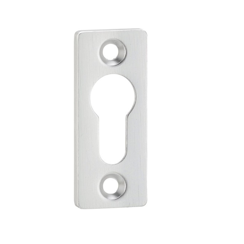 Produktabbildung: EDI Schlüsselrosette 1319/0003, Schildstärke 5,5 mm PZ, Aluminium F1, käntig